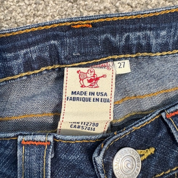 Y2K True‎ Religion Women's Lowrise Skinny Stella Jeans Size 27 - Picture 9 of 9